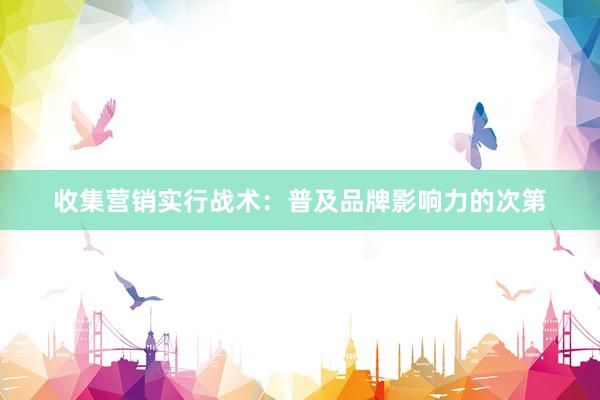收集营销实行战术：普及品牌影响力的次第